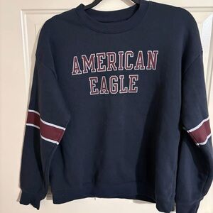 American Eagle Outfitters Size Med Dark Blue Crewneck Sweater